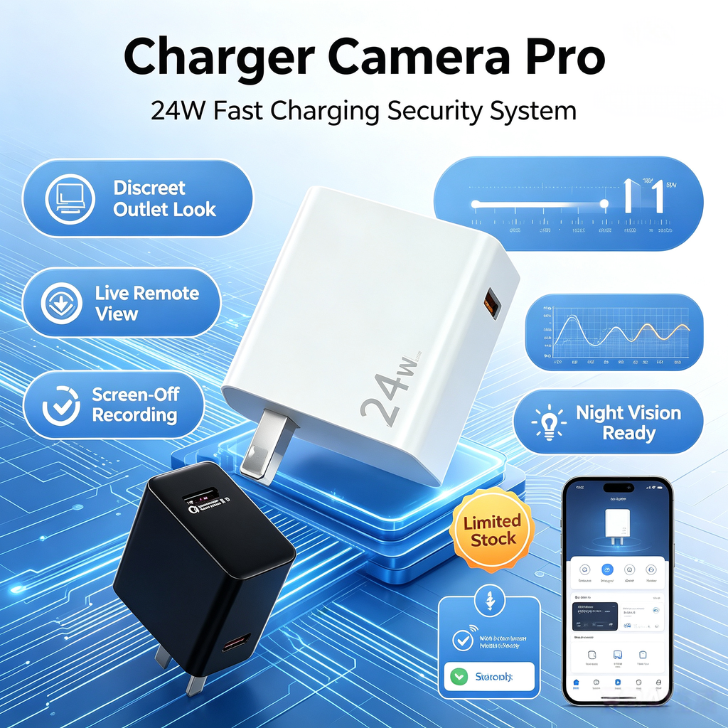 Charging head model, fast charging of charging head, remote control, covert shooting and evidence collection, pinhole camera, camouflage camera