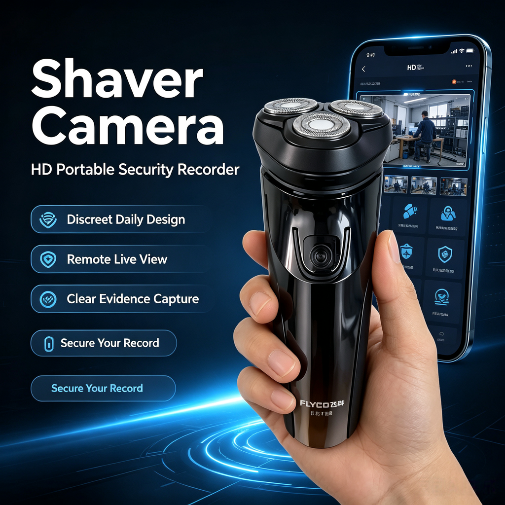 High-definition electric shaver camera, smartphone modified camera, covert surveillance and evidence collection, pinhole camera, black technology