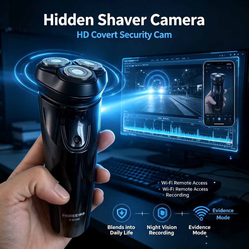 High-definition electric shaver camera, smartphone modified camera, covert surveillance and evidence collection, pinhole camera, black technology