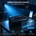 Paper towel box camera - covert filming for evidence collection. Pinhole camera - modified lens camouflage camera