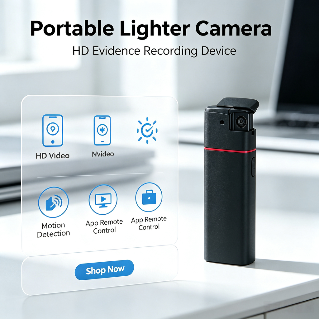 Lighter lens, camera, evidence collection undercover equipment