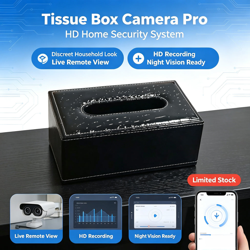 Paper towel box camera - covert filming for evidence collection. Pinhole camera - modified lens camouflage camera