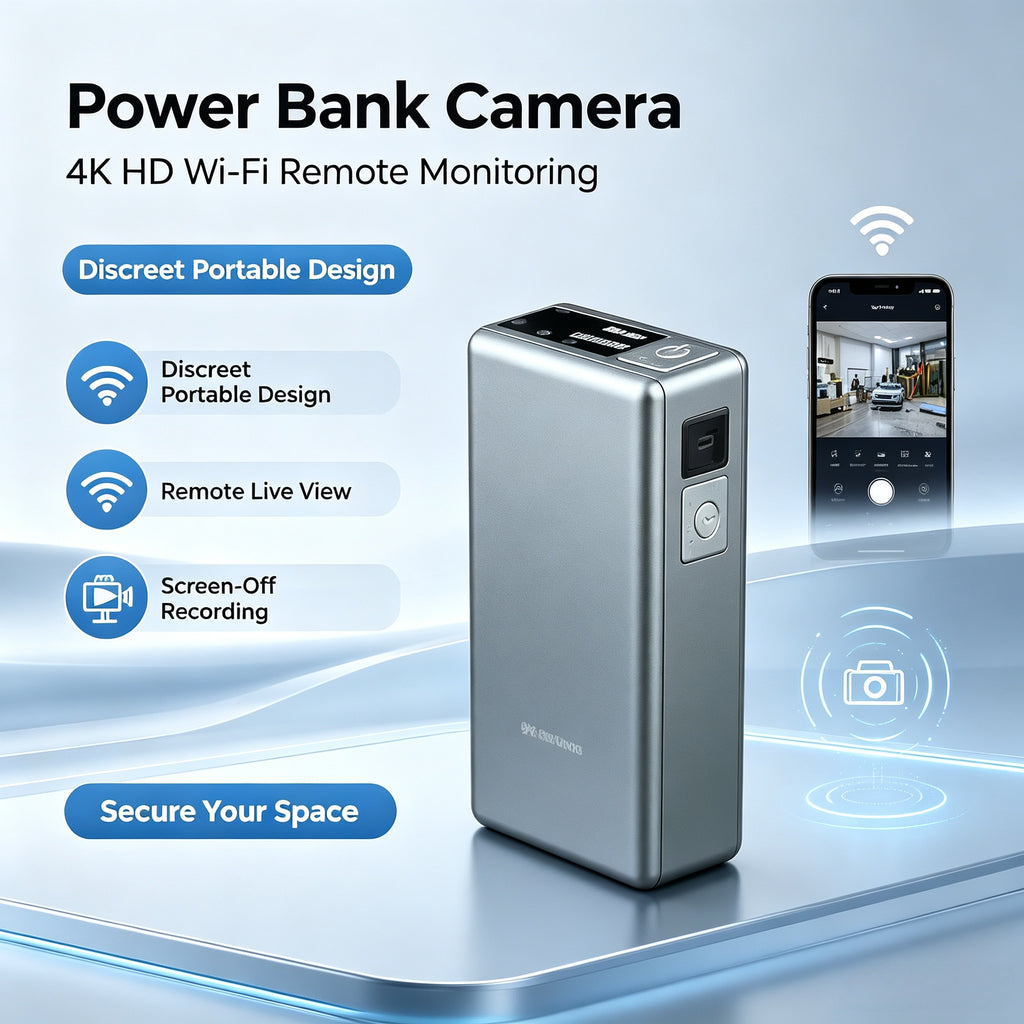 Power bank, camouflaged camera, 4K high definition remote control power bank camera