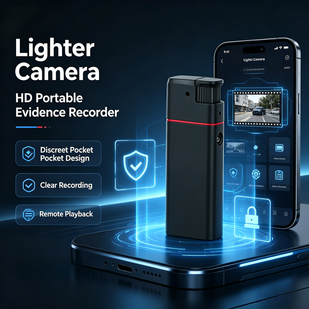Lighter lens, camera, evidence collection undercover equipment